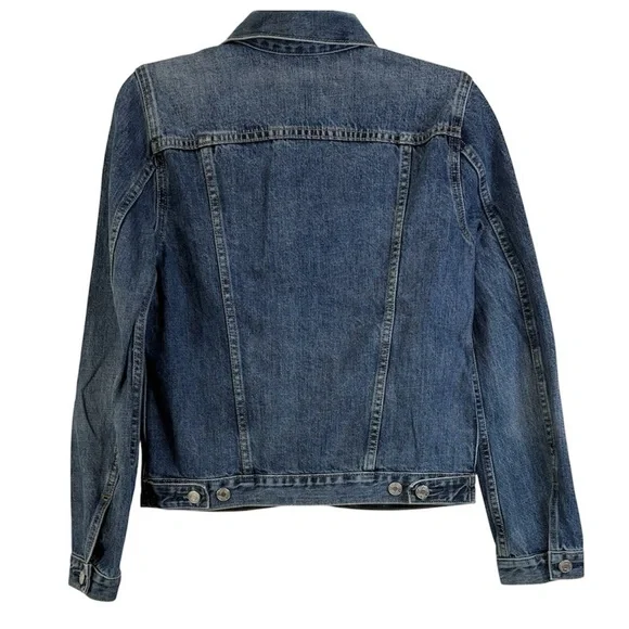 Gap Jean Jacket 1989 Women Classic Denim Jacket 100% Cotton Blue Wash Size Small - Picture 5 of 6